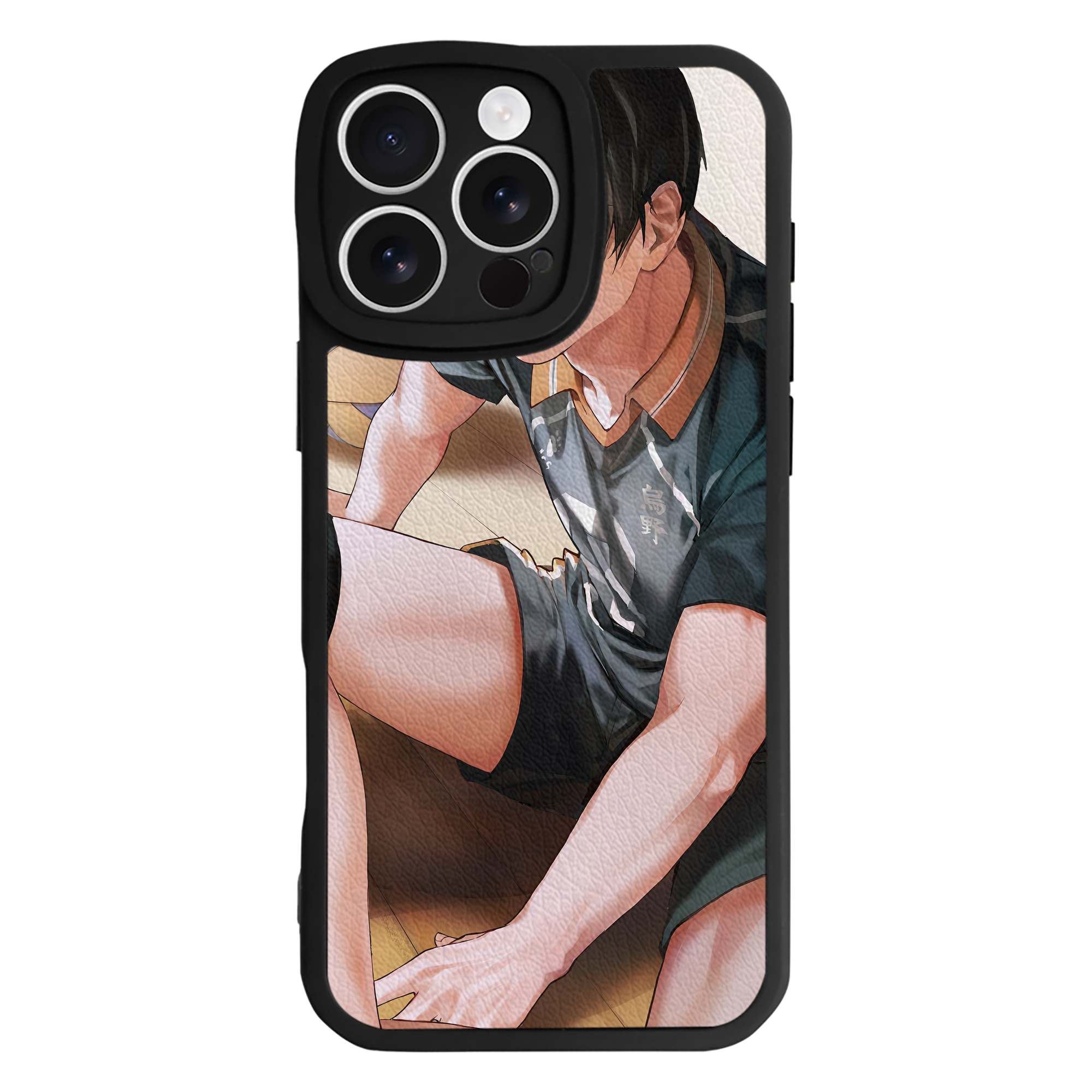 （画像用） ハイキュー!! Haikyu!! 【iPhone 16シリーズ対応】シリコンスマホケース（レザー調） 材質：シリコン